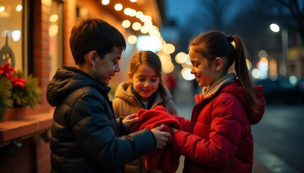 Christmas volunteering for kids