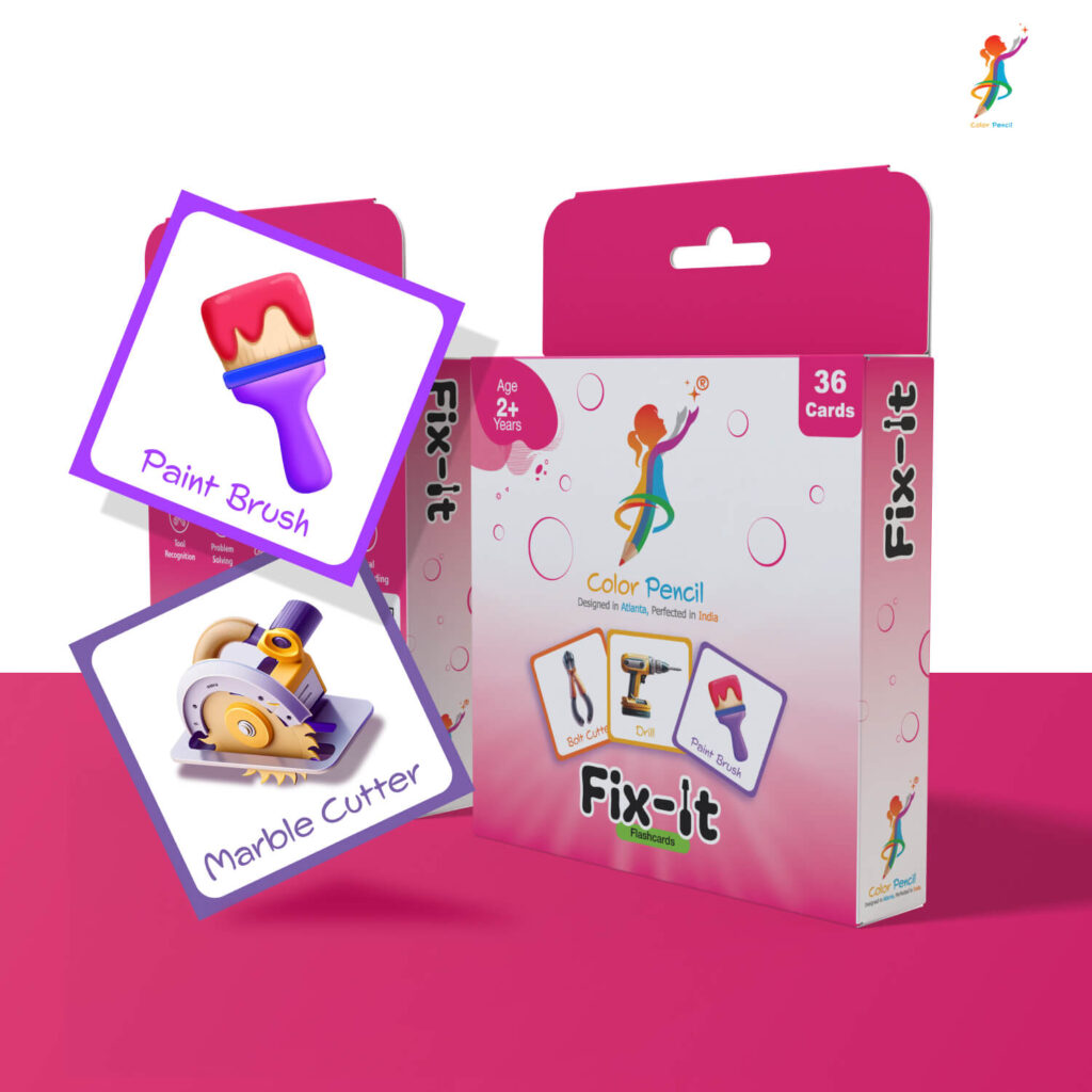 fix it - flashcard for kids