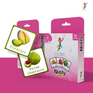 nutzy nut flashcard for kids