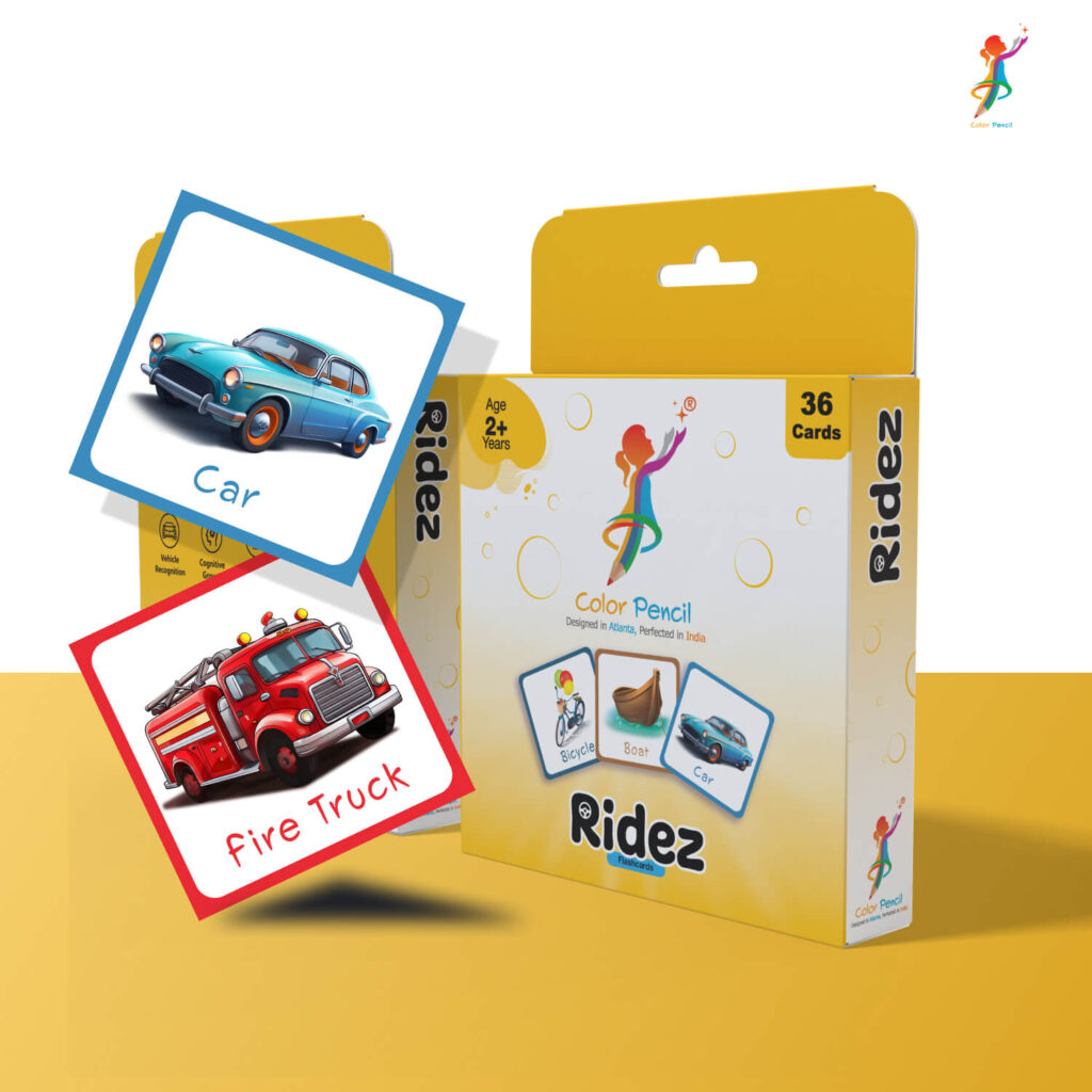 ridez - flashcard for kids