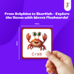 Child development with ocean flashcards