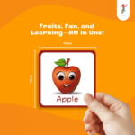 Learning fruits with flashcards