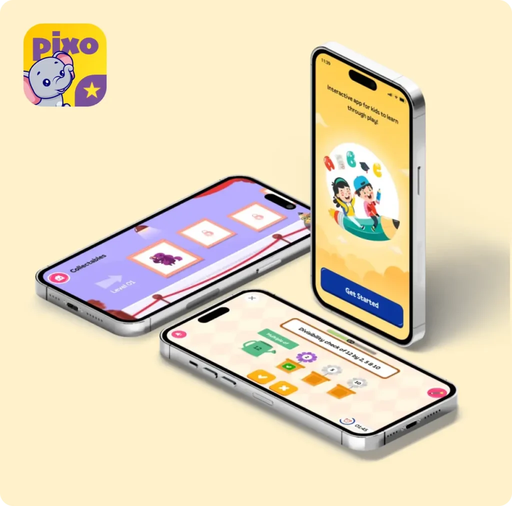 pixo learning app for children